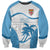 Fiji Rugby Sweatshirt World Cup 2023 Fijian Tapa Pattern Blue Version LT05 Unisex Blue - Polynesian Pride