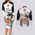 Fiji Rugby Couples Matching Long Sleeve Bodycon Dress and Long Sleeve Button Shirts World Cup 2023 Fijian Tapa Pattern Black Version LT05 - Polynesian Pride