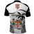 Fiji Rugby Polo Shirt World Cup 2023 Fijian Tapa Pattern Black Version LT05 - Polynesian Pride