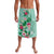 Hawaii Tropical Flowers Lavalava Polynesian Tattoo Mint Green