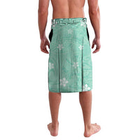 Hawaii Tropical Flowers Lavalava Polynesian Tattoo Mint Green LT05 - Polynesian Pride