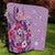 Hawaii Tropical Flowers Quilt Polynesian Tattoo Lavender