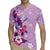 Hawaii Tropical Flowers Rugby Jersey Polynesian Tattoo Lavender