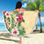 Hawaii Tropical Flowers Beach Blanket Polynesian Tattoo Buttermilk