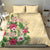 Hawaii Tropical Flowers Bedding Set Polynesian Tattoo Buttermilk