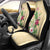 Hawaii Tropical Flowers Car Seat Cover Polynesian Tattoo Buttermilk