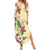 Hawaii Tropical Flowers Family Matching Summer Maxi Dress and Hawaiian Shirt Polynesian Tattoo Buttermilk