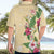 Hawaii Tropical Flowers Hawaiian Shirt Polynesian Tattoo Buttermilk