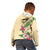 Hawaii Tropical Flowers Kid Hoodie Polynesian Tattoo Buttermilk