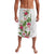 Hawaii Tropical Flowers Lavalava Polynesian Tattoo White