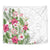 Hawaii Tropical Flowers Tapestry Polynesian Tattoo White