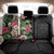 Hawaii Tropical Flowers Back Car Seat Cover Polynesian Tattoo Black