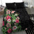 Hawaii Tropical Flowers Bedding Set Polynesian Tattoo Black