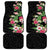 Hawaii Tropical Flowers Car Mats Polynesian Tattoo Black