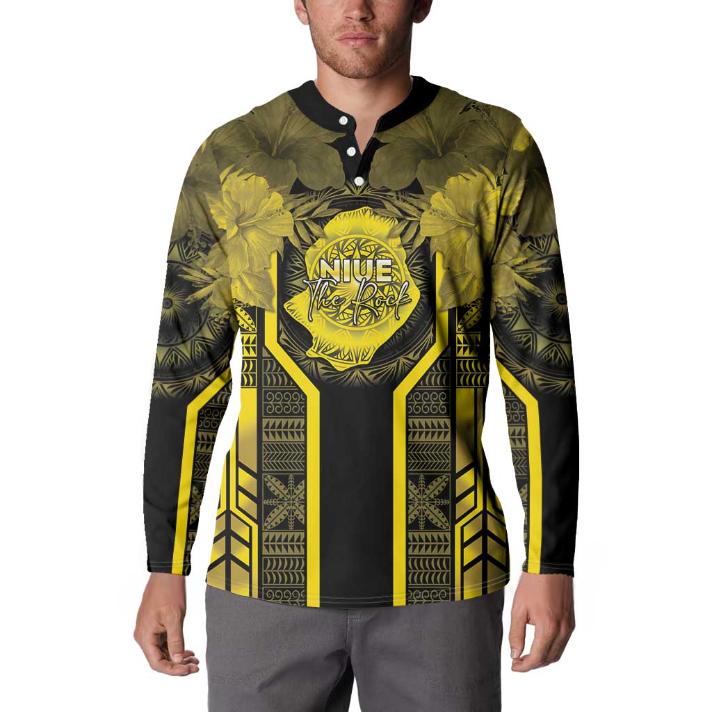 Niue The Rock Button Sweatshirt The Island Of The Uga - Polynesian Pride