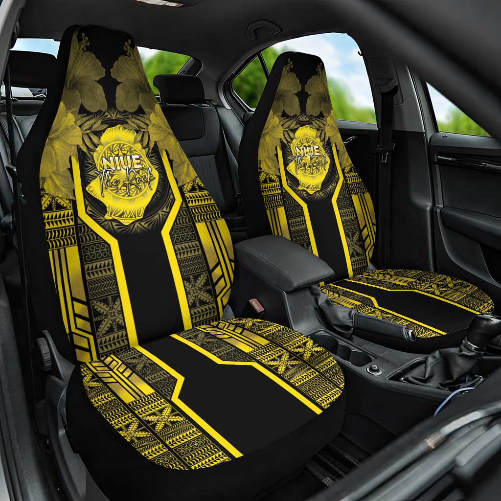 Niue The Rock Car Seat Cover The Island Of The Uga - Polynesian Pride