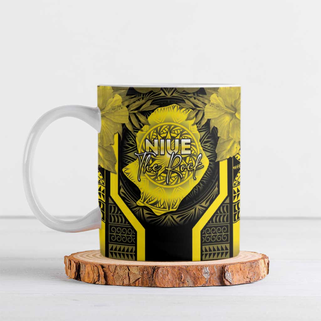 Niue The Rock Ceramic Mug The Island Of The Uga LT05 Black - Polynesian Pride