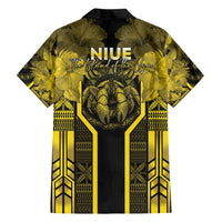 Niue The Rock Family Matching Off Shoulder Maxi Dress and Hawaiian Shirt The Island Of The Uga - Polynesian Pride