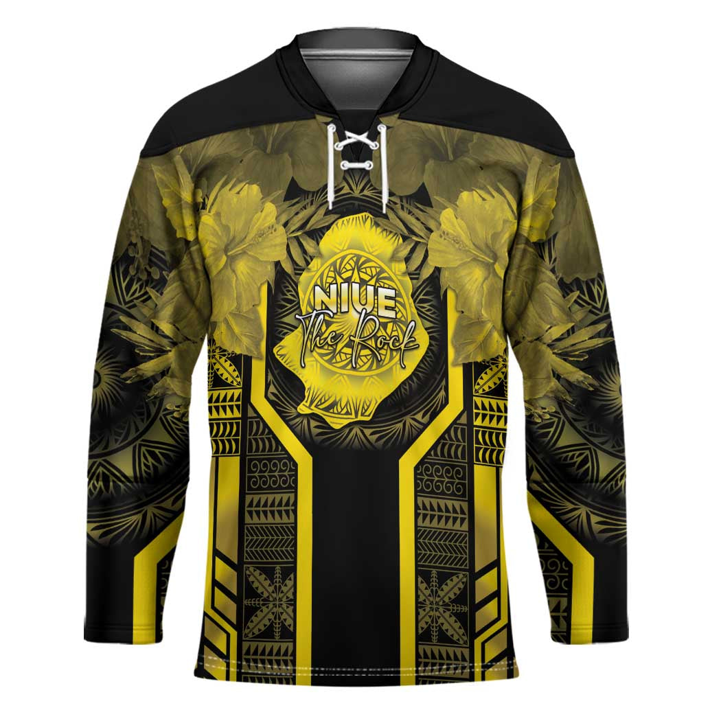 Niue The Rock Hockey Jersey The Island Of The Uga - Polynesian Pride