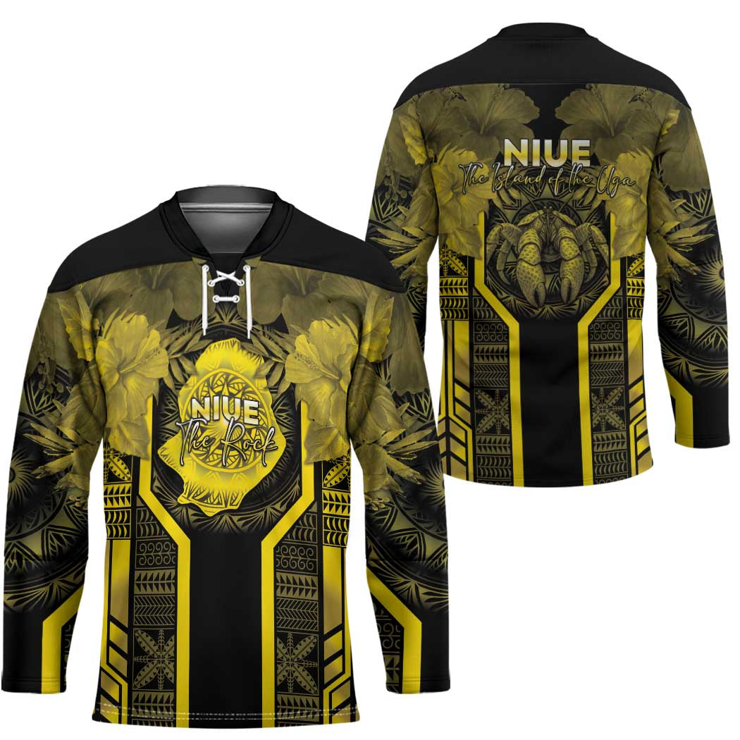 Niue The Rock Hockey Jersey The Island Of The Uga LT05 - Polynesian Pride
