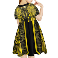 Niue The Rock Kid Short Sleeve Dress The Island Of The Uga - Polynesian Pride