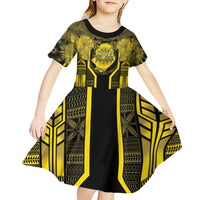 Niue The Rock Kid Short Sleeve Dress The Island Of The Uga - Polynesian Pride