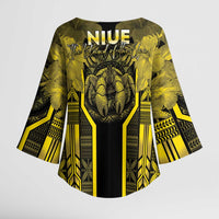 Niue The Rock Kimono Sleeve Blouse The Island Of The Uga LT05 - Polynesian Pride
