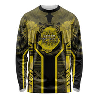 Niue The Rock Long Sleeve Shirt The Island Of The Uga LT05 Unisex Black - Polynesian Pride