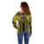 Niue The Rock Off Shoulder Sweater The Island Of The Uga - Polynesian Pride