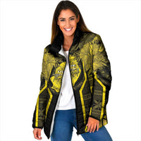 Niue The Rock Padded Jacket The Island Of The Uga LT05 Women Black - Polynesian Pride