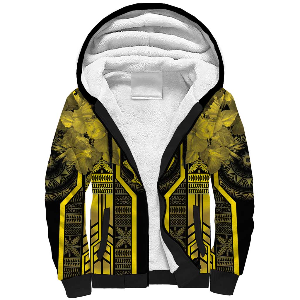 Niue The Rock Sherpa Hoodie The Island Of The Uga LT05 Unisex Black - Polynesian Pride