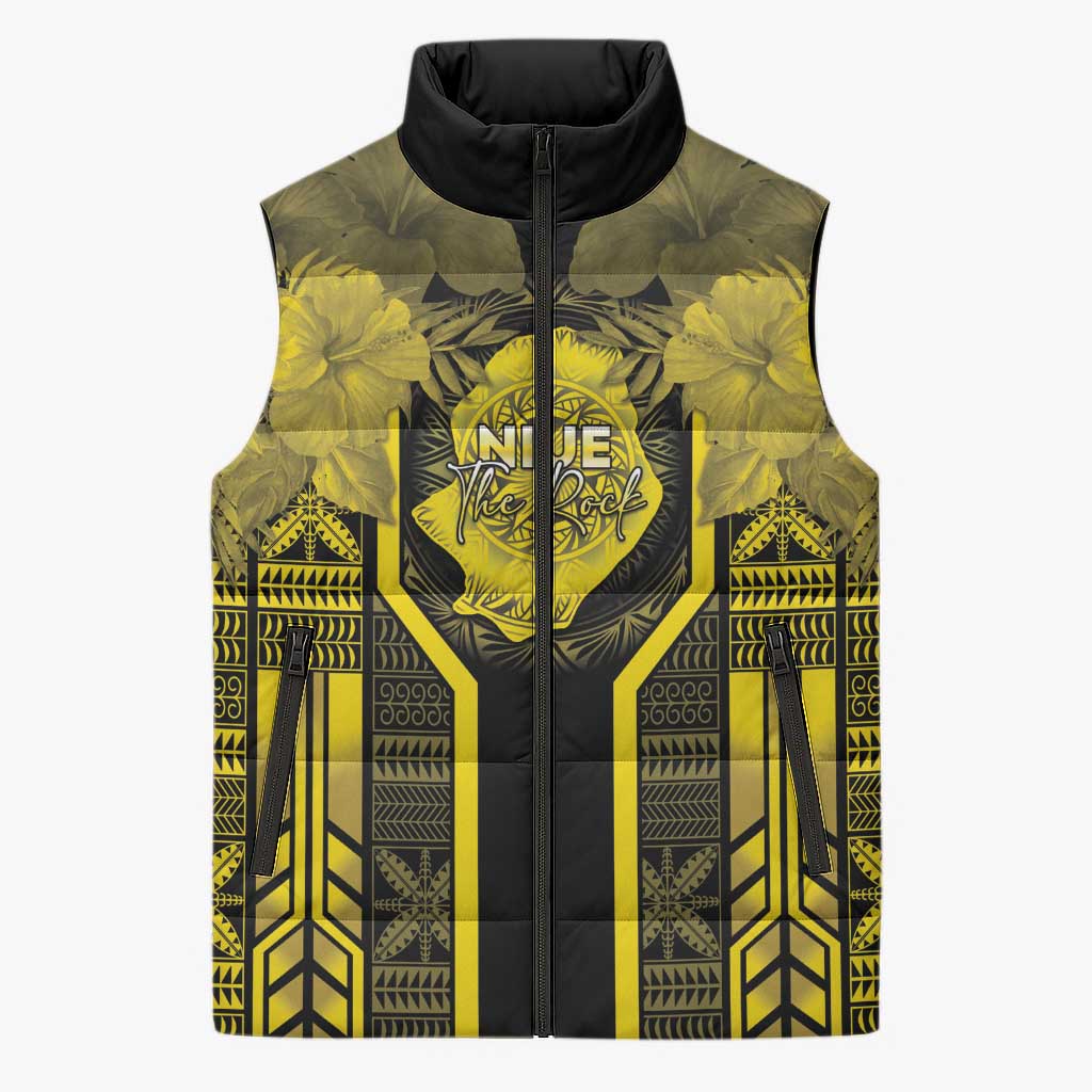 Niue The Rock Sleeveless Puffer Jacket The Island Of The Uga LT05 Unisex Black - Polynesian Pride