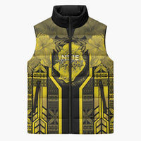 Niue The Rock Sleeveless Puffer Jacket The Island Of The Uga LT05 Unisex Black - Polynesian Pride