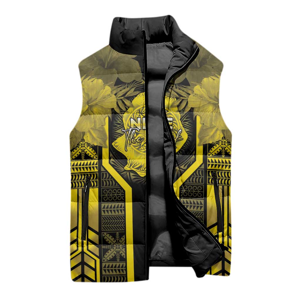 Niue The Rock Sleeveless Puffer Jacket The Island Of The Uga LT05 - Polynesian Pride