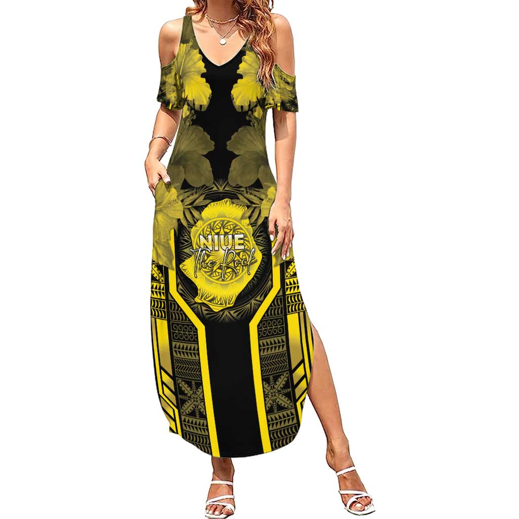 Niue The Rock Summer Maxi Dress The Island Of The Uga - Polynesian Pride