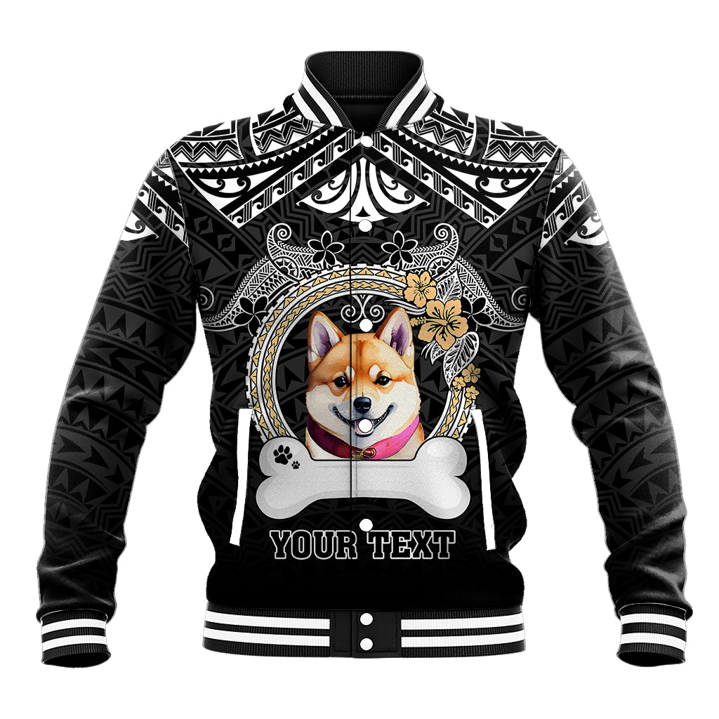 personalized-shiba-inu-dog-baseball-jacket-with-polynesian-heart-name-tags