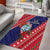 Guam Christmas Area Rug Felis Nabidat Guaman Seal With Poinsettia