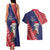 Guam Christmas Couples Matching Tank Maxi Dress and Hawaiian Shirt Felis Nabidat Guaman Seal With Poinsettia