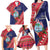 Guam Christmas Family Matching Long Sleeve Bodycon Dress and Hawaiian Shirt Felis Nabidat Guaman Seal With Poinsettia