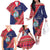 Guam Christmas Family Matching Off The Shoulder Long Sleeve Dress and Hawaiian Shirt Felis Nabidat Guaman Seal With Poinsettia