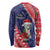 Guam Christmas Long Sleeve Shirt Felis Nabidat Guaman Seal With Poinsettia