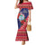 Guam Christmas Mermaid Dress Felis Nabidat Guaman Seal With Poinsettia