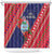 Guam Christmas Shower Curtain Felis Nabidat Guaman Seal With Poinsettia