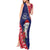 Guam Christmas Tank Maxi Dress Felis Nabidat Guaman Seal With Poinsettia