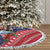 Guam Christmas Tree Skirt Felis Nabidat Guaman Seal With Poinsettia