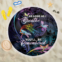 Polynesia Memorial Beach Blanket Always Remembered Dragonfly Polynesian Style LT05 One Size 150cm Colorful - Polynesian Pride