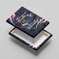 Polynesia Memorial Canvas Wall Art Always Remembered Dragonfly Polynesian Style LT05 - Polynesian Pride