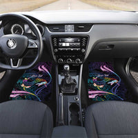 Polynesia Memorial Car Mats Always Remembered Dragonfly Polynesian Style LT05 Set 2pcs - Front Colorful - Polynesian Pride