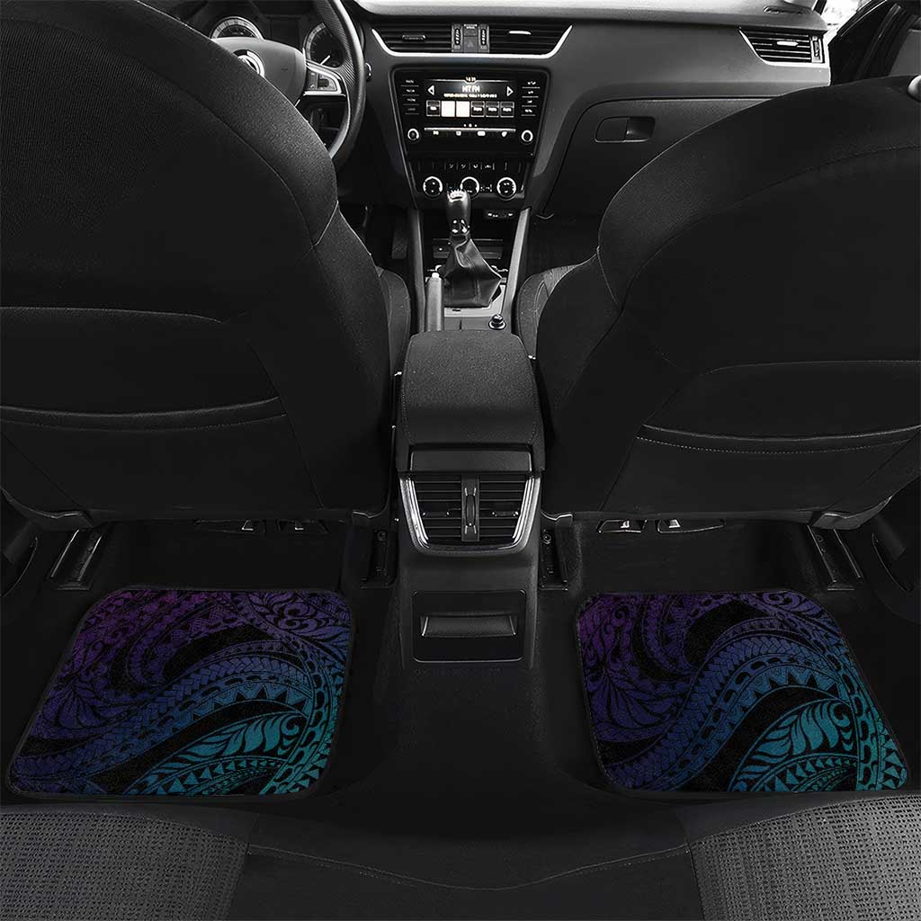 Polynesia Memorial Car Mats Always Remembered Dragonfly Polynesian Style LT05 Set 2pcs - Back Colorful - Polynesian Pride