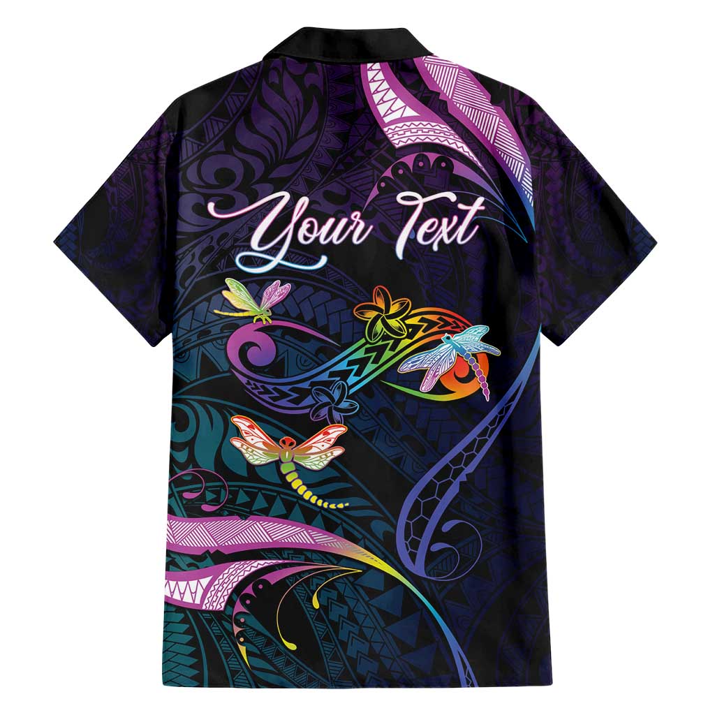 Personalised Polynesia Memorial Hawaiian Shirt Always Remembered Dragonfly Polynesian Style LT05 - Polynesian Pride